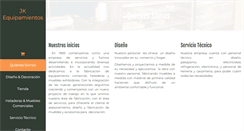 Desktop Screenshot of jkequipamientos.com